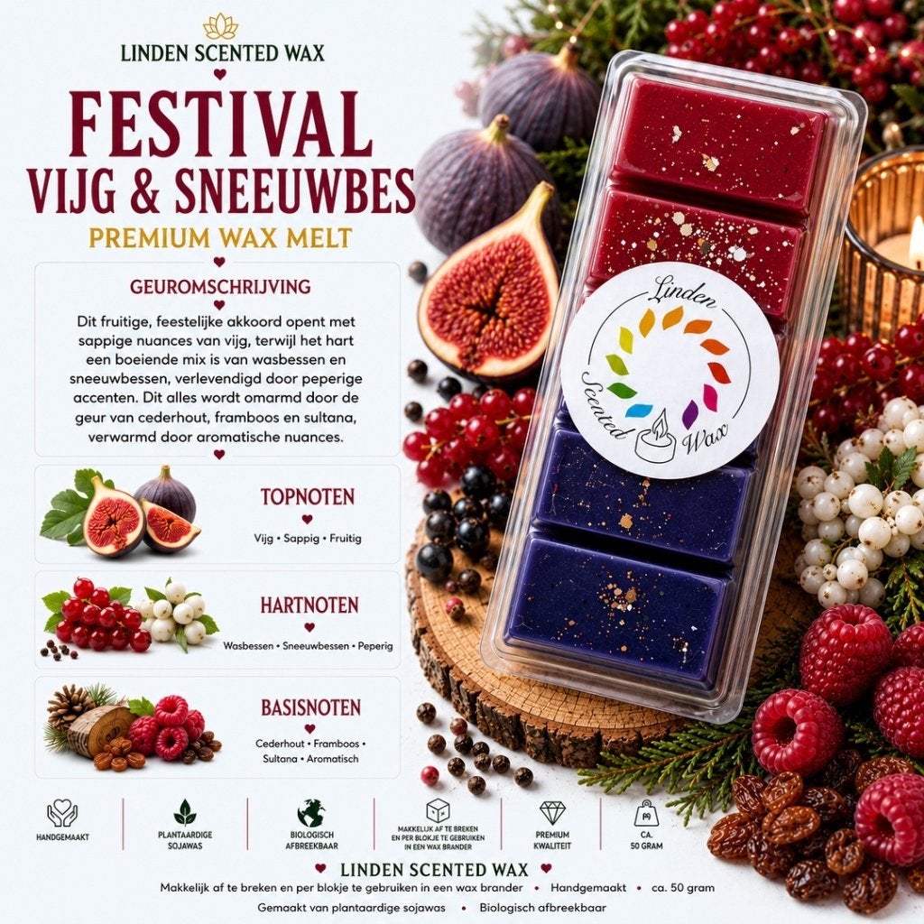 Waxmelts FESTIVAL FIG SNOWBERRY fragrance wax melt, Enlèvement ou Envoi, Neuf, Cire, Bougie