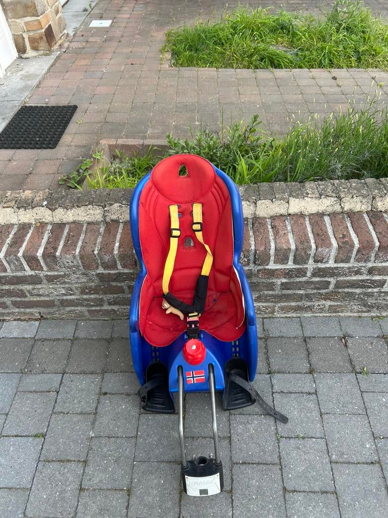 Fietsstoeltje voor kinderen, Fietsen en Brommers, Achterzitje, Ophalen, 15 t/m 25 kg, Gebruikt