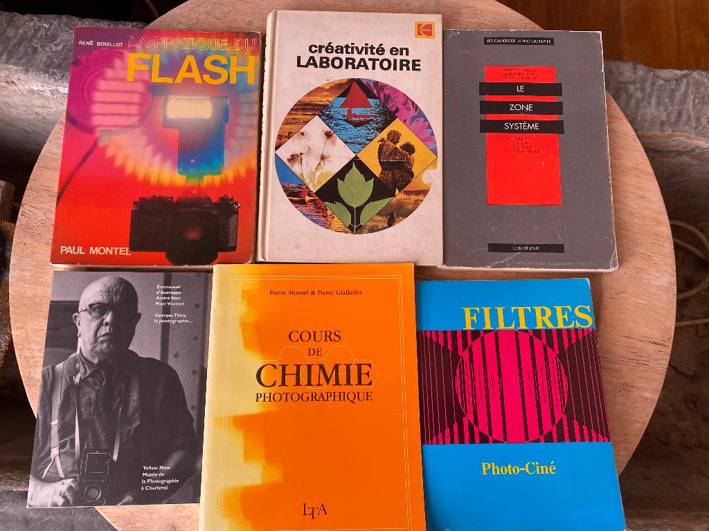 Set van 6 fotoboeken: technieken en chemie, Boeken, Gelezen, Overige wetenschappen, Ophalen of Verzenden, Collectif
