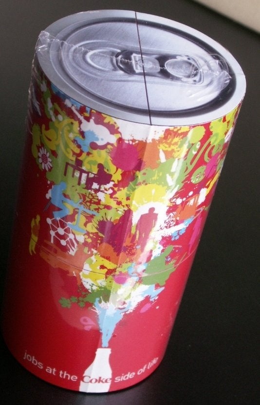 Coca-Cola Puzzel wervingsactie vorm blikje Coca Cola, Verzamelen, Ophalen of Verzenden, Nieuw