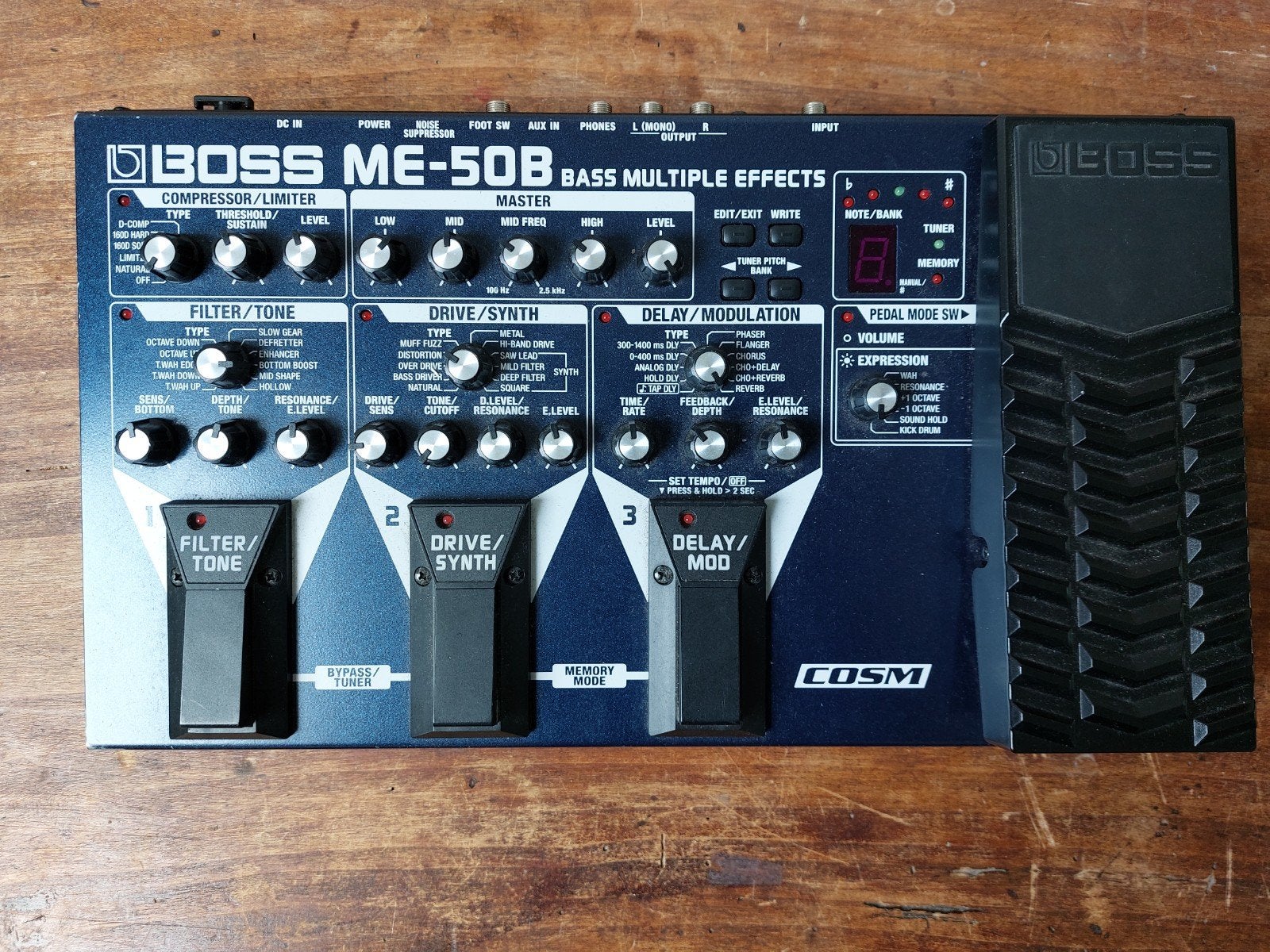Boss ME 50B Bas multieffect, Muziek en Instrumenten, Ophalen of Verzenden, Multi-effect