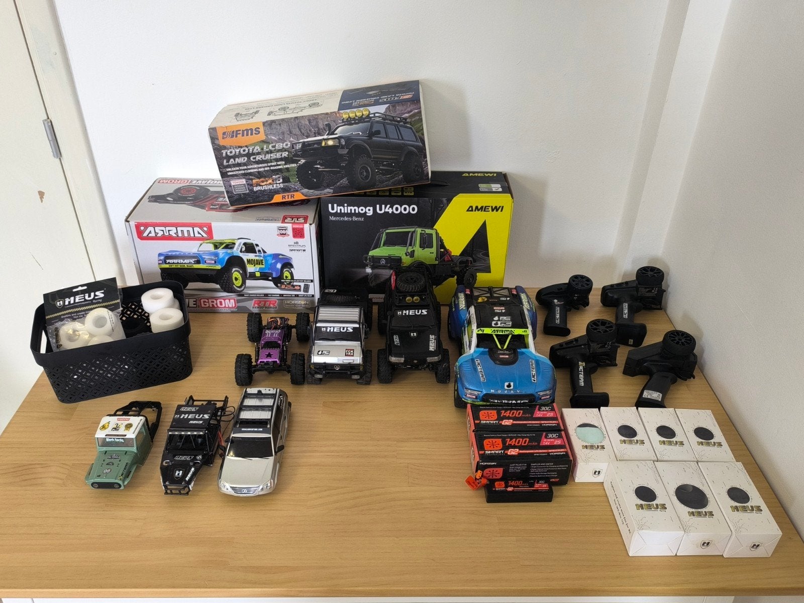 Lot de voitures RC : Crawlers + Mojave Grom, Échelle 1:24, Voiture off road, Enlèvement, Utilisé