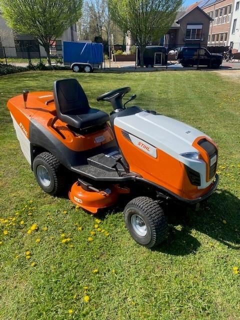 STIHL RT 5097 ZITMAAIER MET MULCHERKIT   NIEUWSTAAT, Ophalen, Stihl, Zo goed als nieuw, Opvangbak