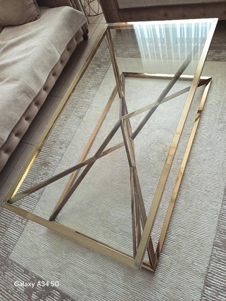 Table basse- Salon, 100 à 150 cm, Moins de 50 cm, Comme neuf, Enlèvement