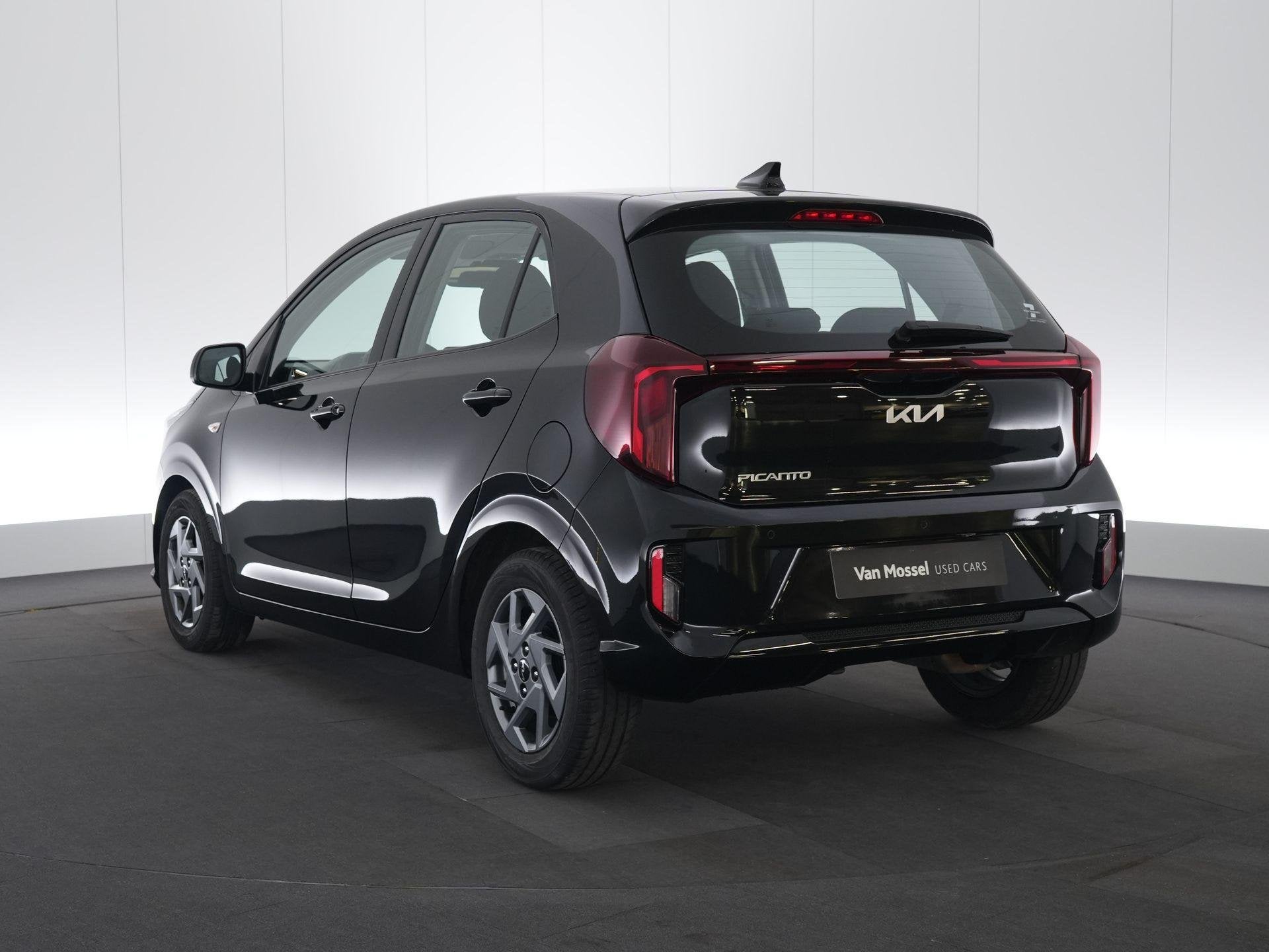 KIA Picanto 1.0 MPI 63 Pulse AMT, Auto's, Stof, Gebruikt, 46 kW, Zwart