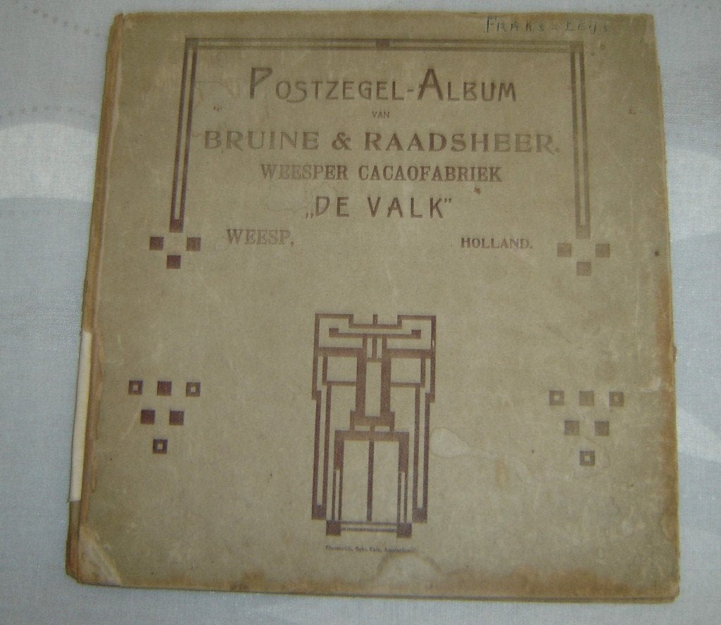 Chromo Album Postzegel en Facteurs Cacao DE VALK Weesp, Boeken, Prentenboeken en Plaatjesalbums, Verzenden, Gelezen, De VALK, Plaatjesalbum