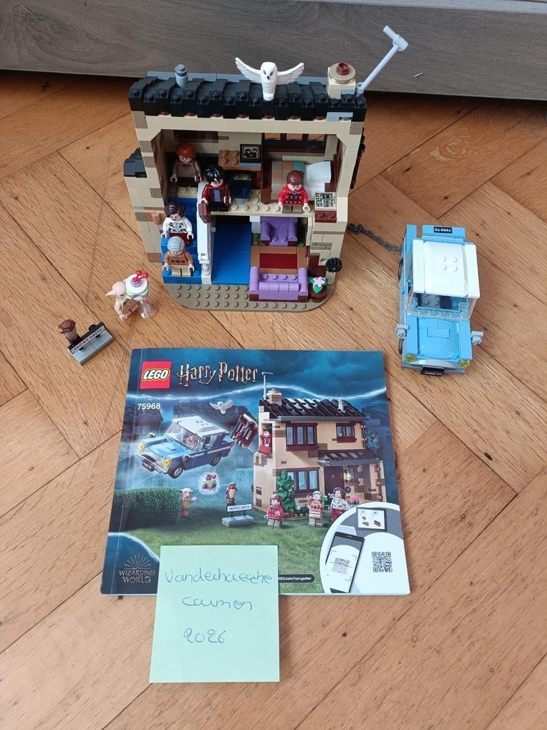 Harry Potter lego set 75968, Ophalen of Verzenden, Zo goed als nieuw, Overige typen