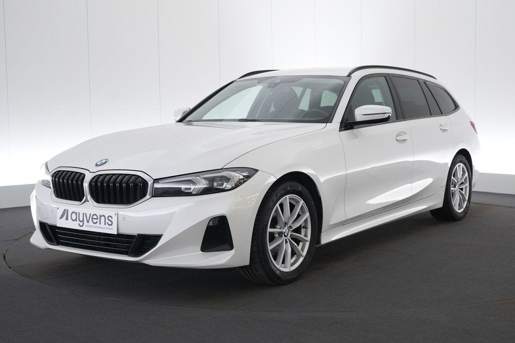 (2DGB092) BMW 3 SERIES TOURING, Auto's, Euro 6, 136 pk, Wit, Bedrijf