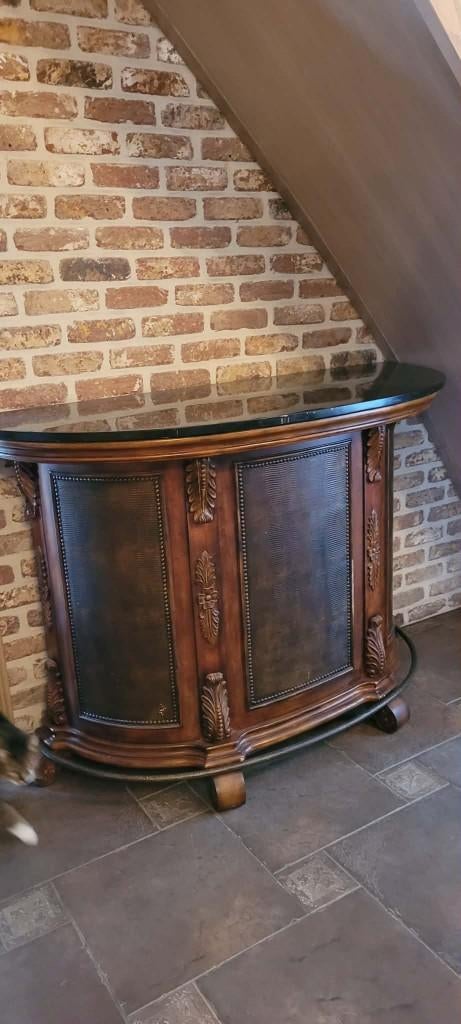 MEUBLE DE BAR ANCIEN (+ TABOURETS), Antiquités & Art, Enlèvement