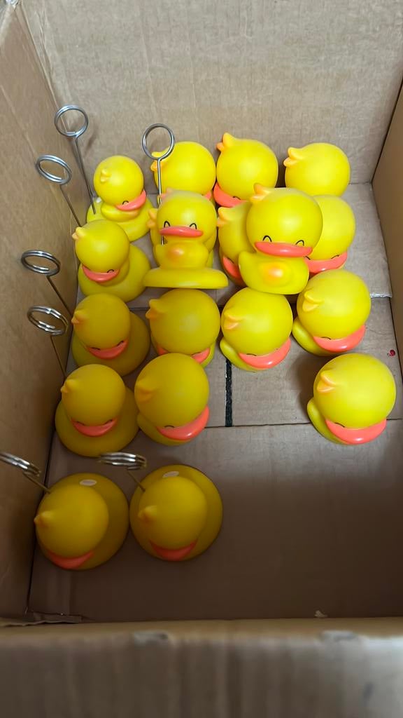 Lentefeest, doopsuiker postuurtjes eendjes 19 stuks, Verzamelen, Ophalen, Zo goed als nieuw