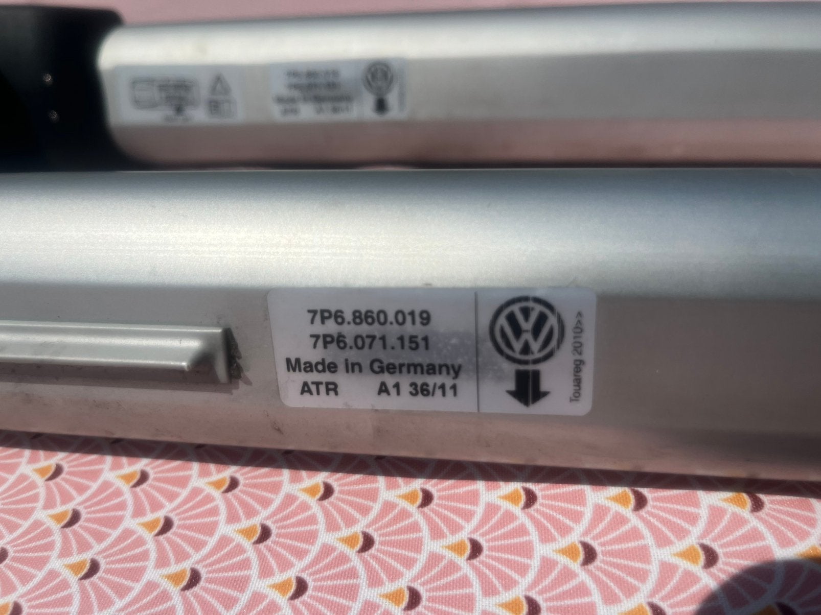 Volkswagen Touareg DAKDRAGERS, Auto diversen, Dakdragers, Ophalen, Zo goed als nieuw