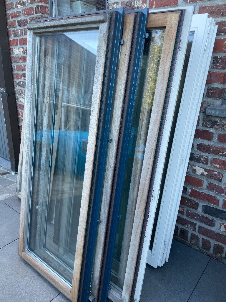 Glas voor in ramen, Doe-het-zelf en Bouw, Glas en Ramen, Ophalen, Gevelraam of Ruit, Gebruikt, Minder dan 80 cm