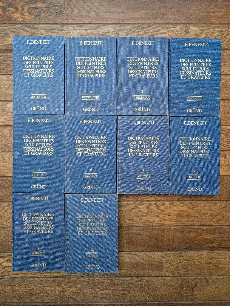 Bénézit, 10-delig, editie 1976, zeer goede staat, Enlèvement ou Envoi, Comme neuf, Bénézit
