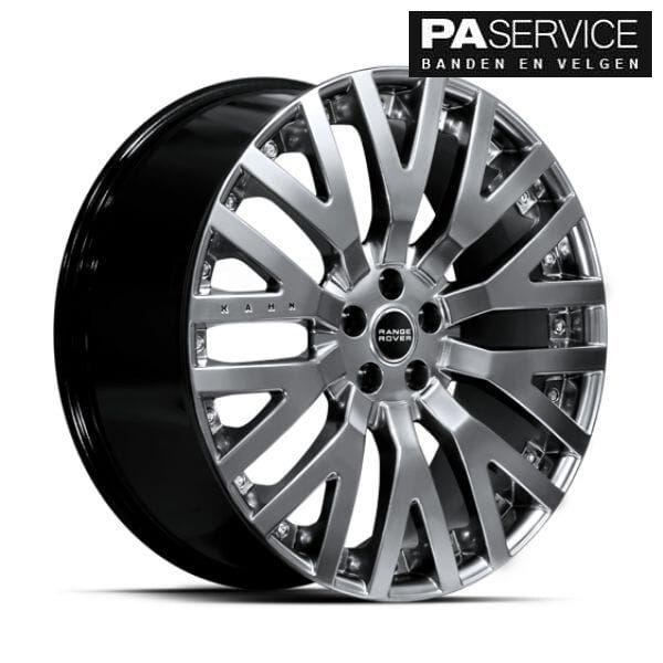 Nwe 23 inch Chrome Shadow Kahn velgen voor Land Rover Defend, -, -, Banden en Velgen, Nieuw