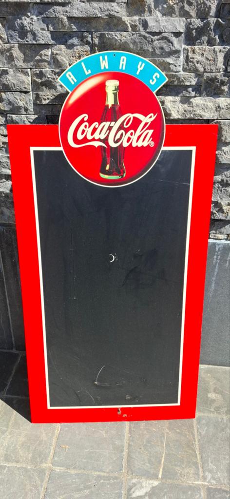 Coca-Cola reclamebord, Verzamelen, Ophalen, Reclamebord