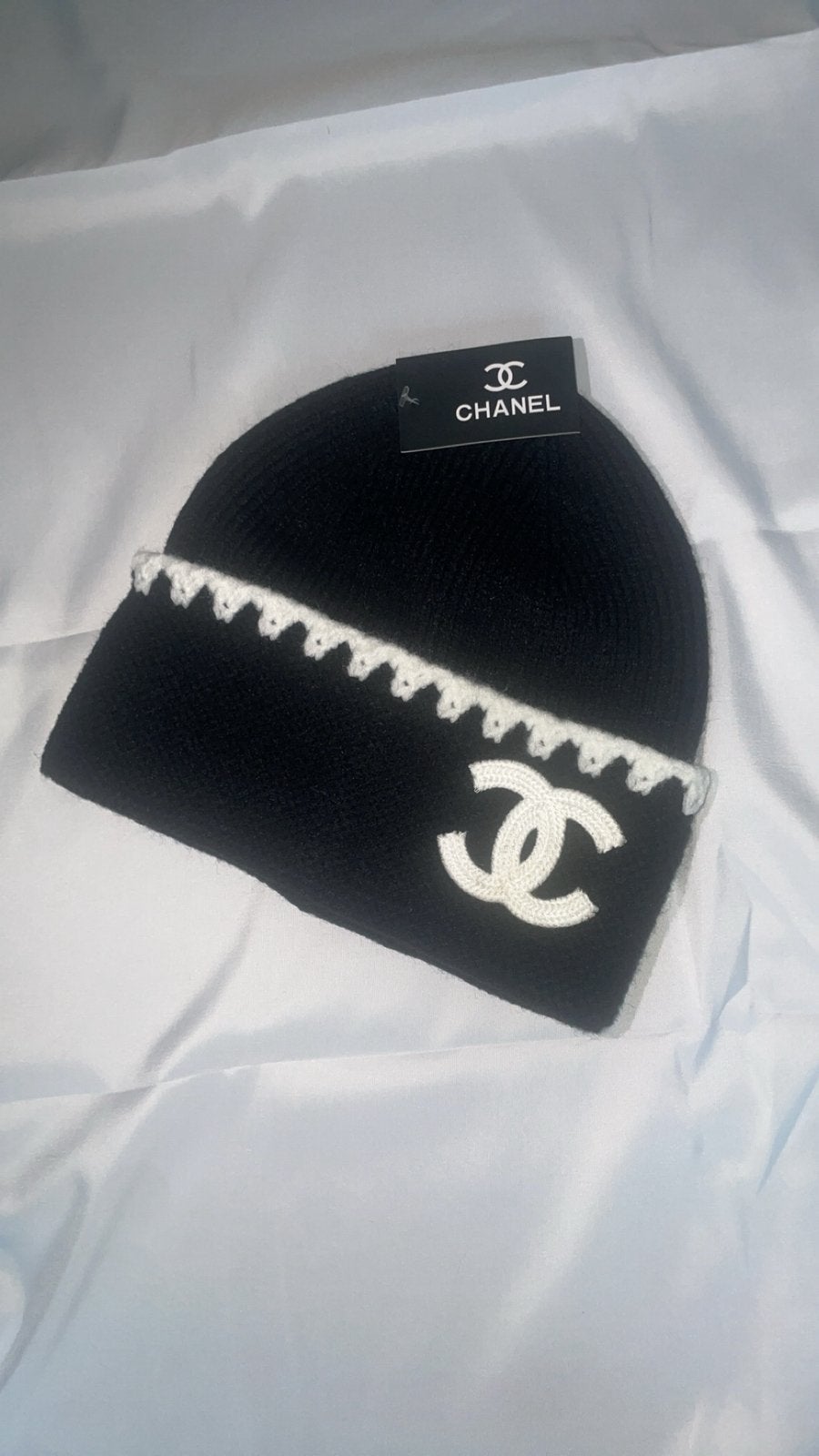 Chanel muts, Kleding | Heren, Ophalen of Verzenden, Zo goed als nieuw, Muts
