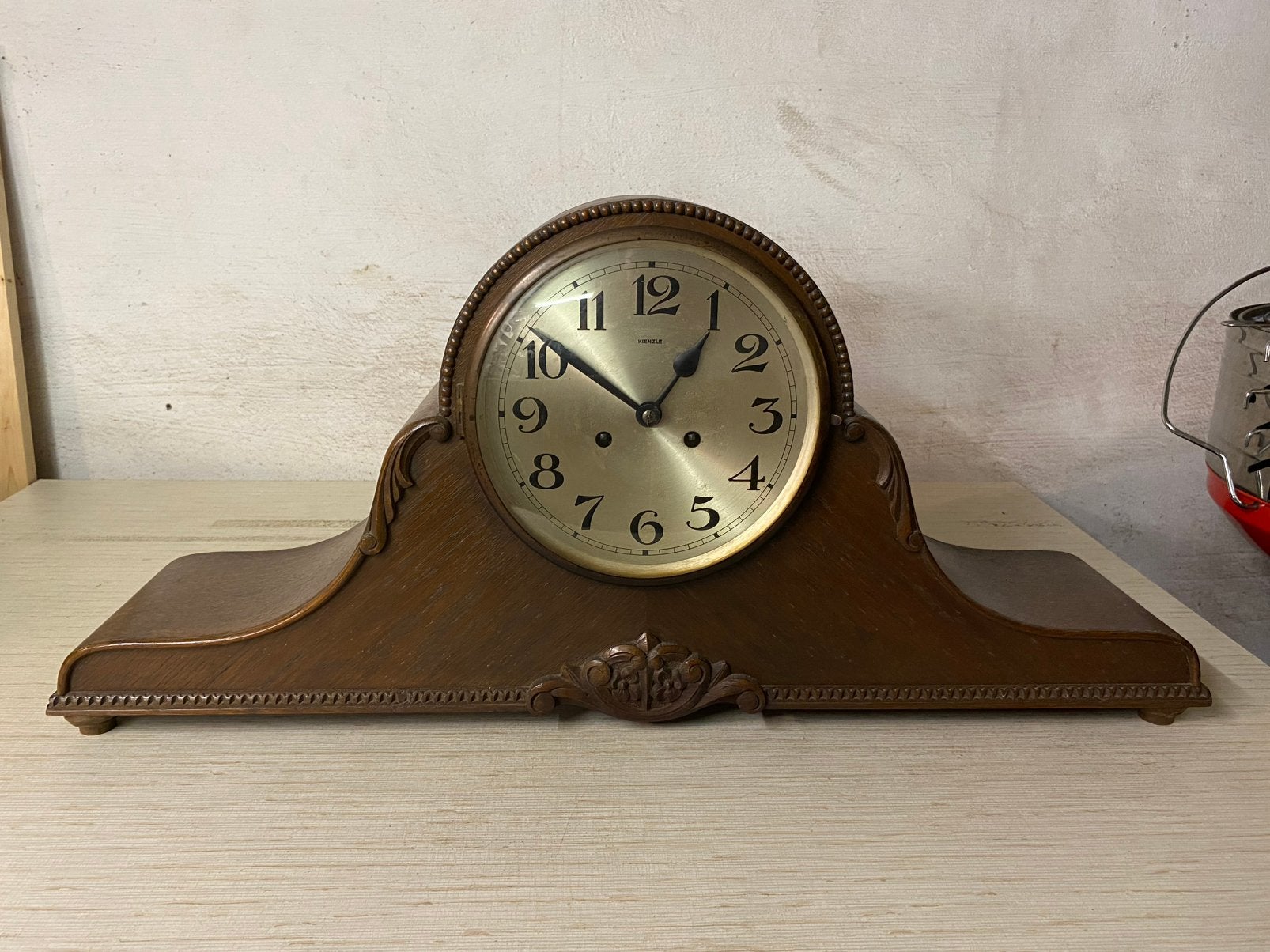 Horloge de cheminée Kienzle, Antiquités & Art, Enlèvement