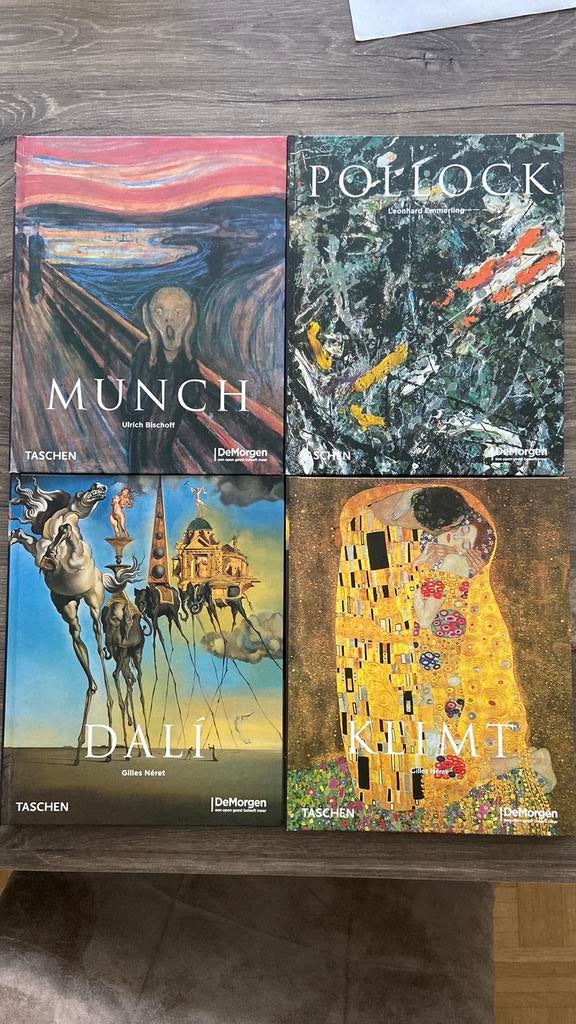 Lot 2 kunstboeken Taschen - Dali Klimt Munch, Ophalen of Verzenden, Zo goed als nieuw