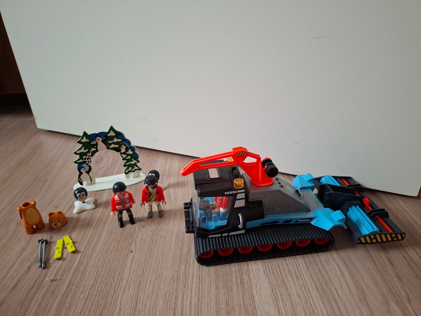 playmobil sneeuwruimer, Enlèvement