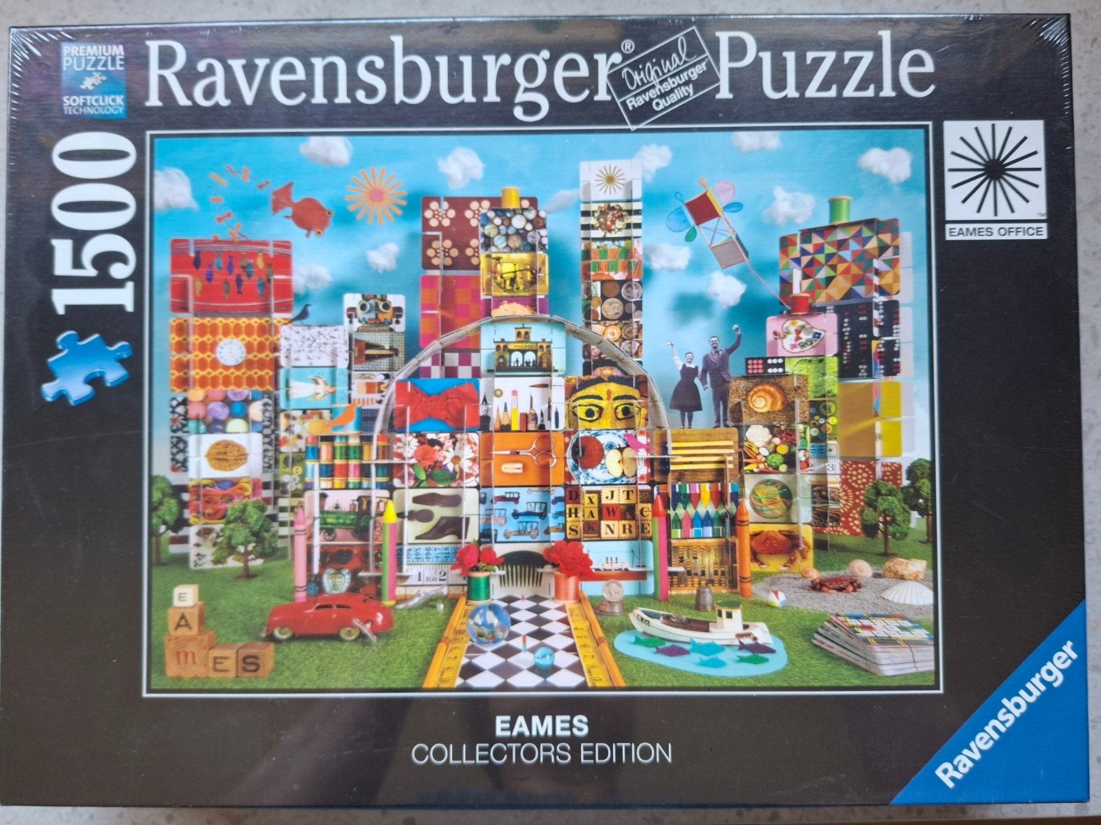 Ravensburger puzzel Eames collectors edition 1500 stukjes, Hobby en Vrije tijd, Ophalen of Verzenden