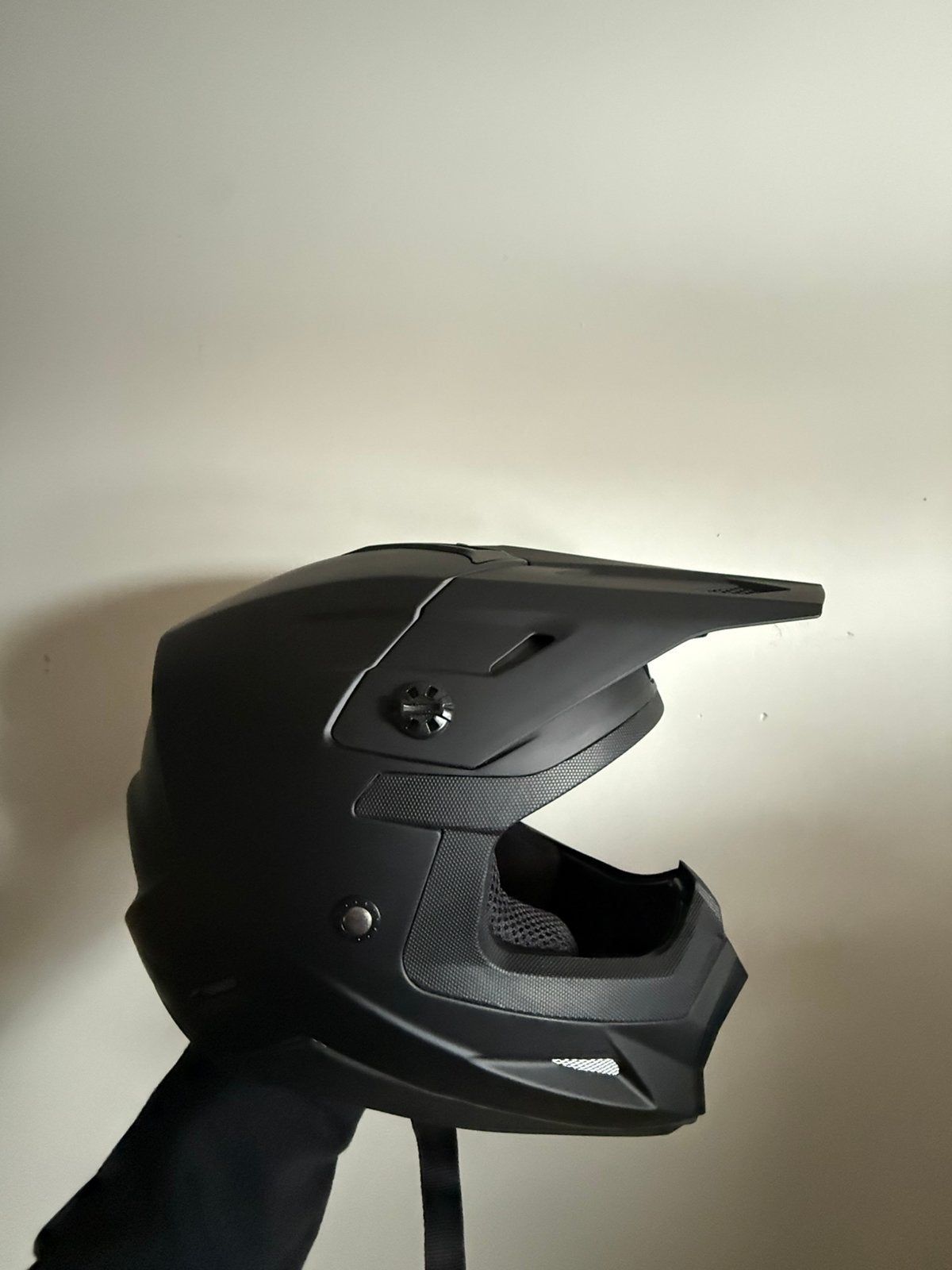 Cross helm+ bril en beschermzak, Ophalen, Zo goed als nieuw, Helm