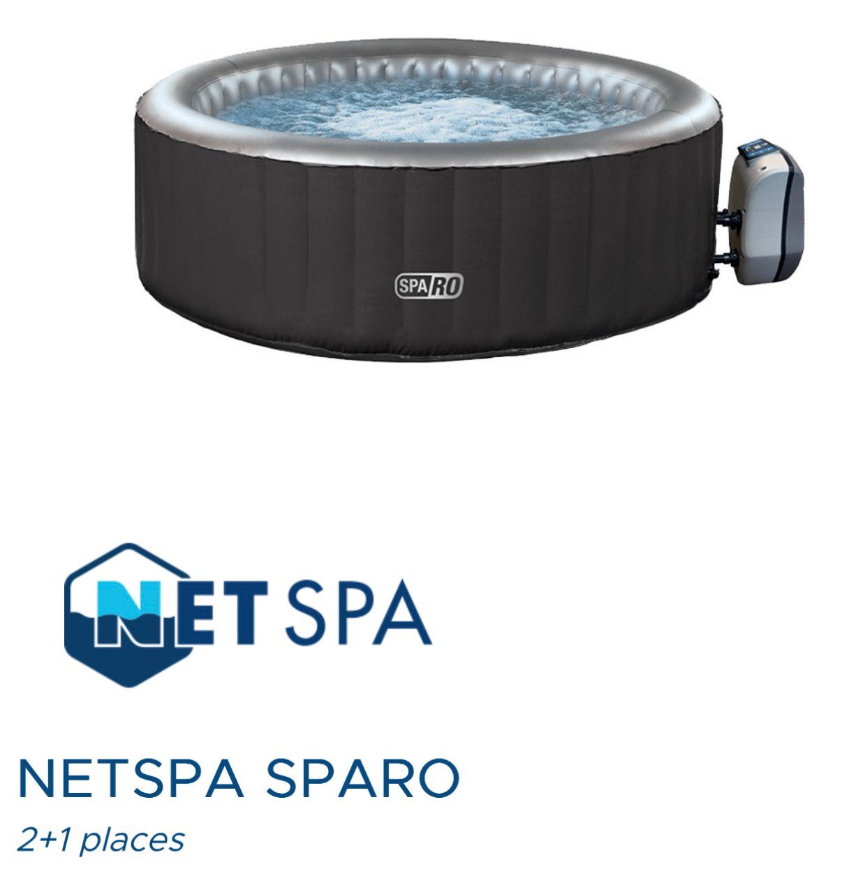 Jacuzzi gonflable NETSPA SPARO, Enlèvement, Utilisé, Tapis de sol, Gonflable