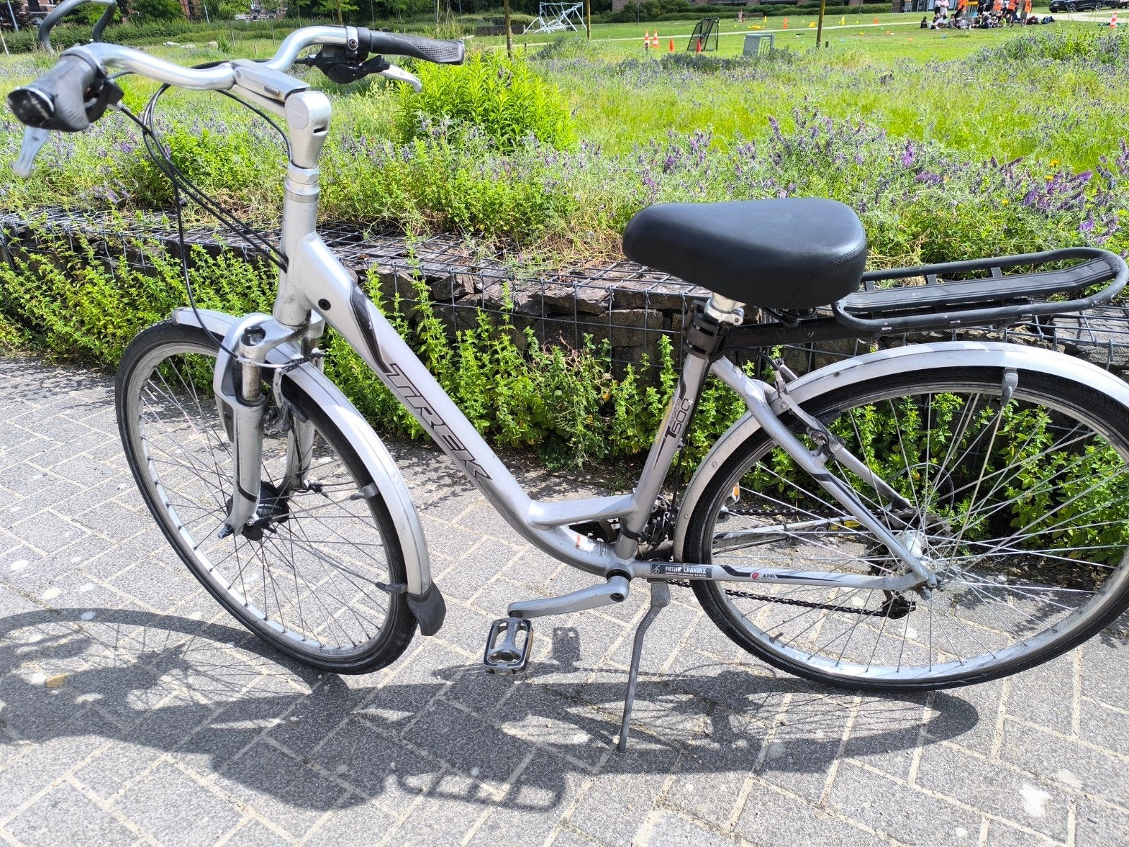 Trek Damesfiets perfect staat Aluminiumframe, Fietsen en Brommers, Fietsen | Dames | Damesfietsen, Gebruikt, Velgrem, Versnellingen
