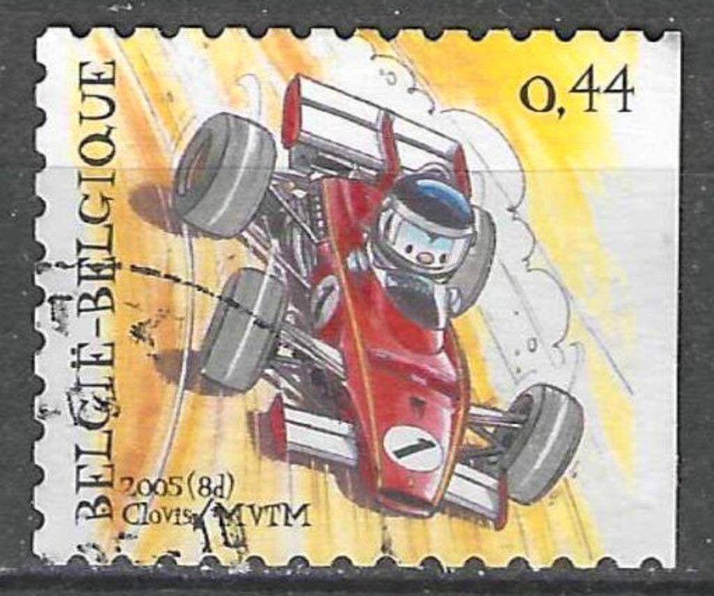 Belgique 2005 - Yvert 3361 /OBP 3376a - Jeunesse - Auto (ST), Envoi, Affranchi, Oblitéré, Enfants