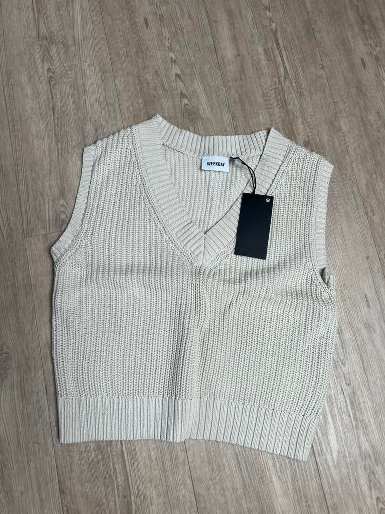 Debardeur (Weekday), Ophalen, Nieuw, Beige