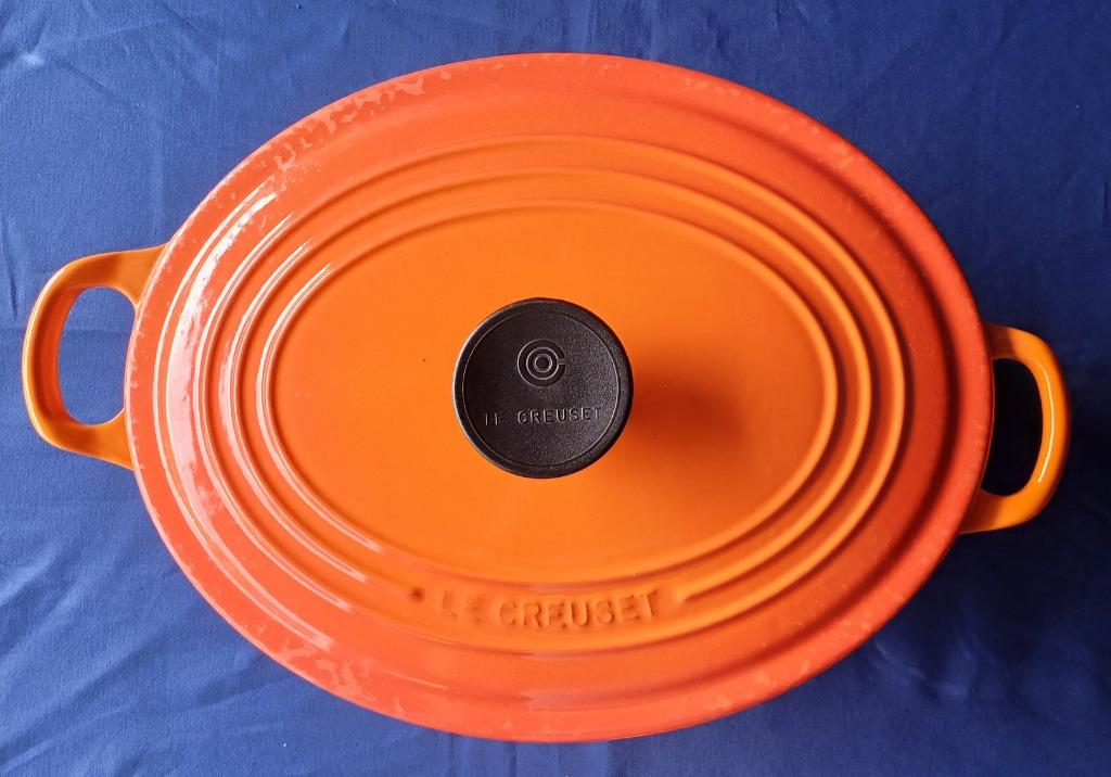 LE CREUSET - Ovenschotel „29", Huis en Inrichting, Keuken | Potten en Pannen, Ophalen, Gebruikt, Gietijzer, Kookpan of Snelkookpan