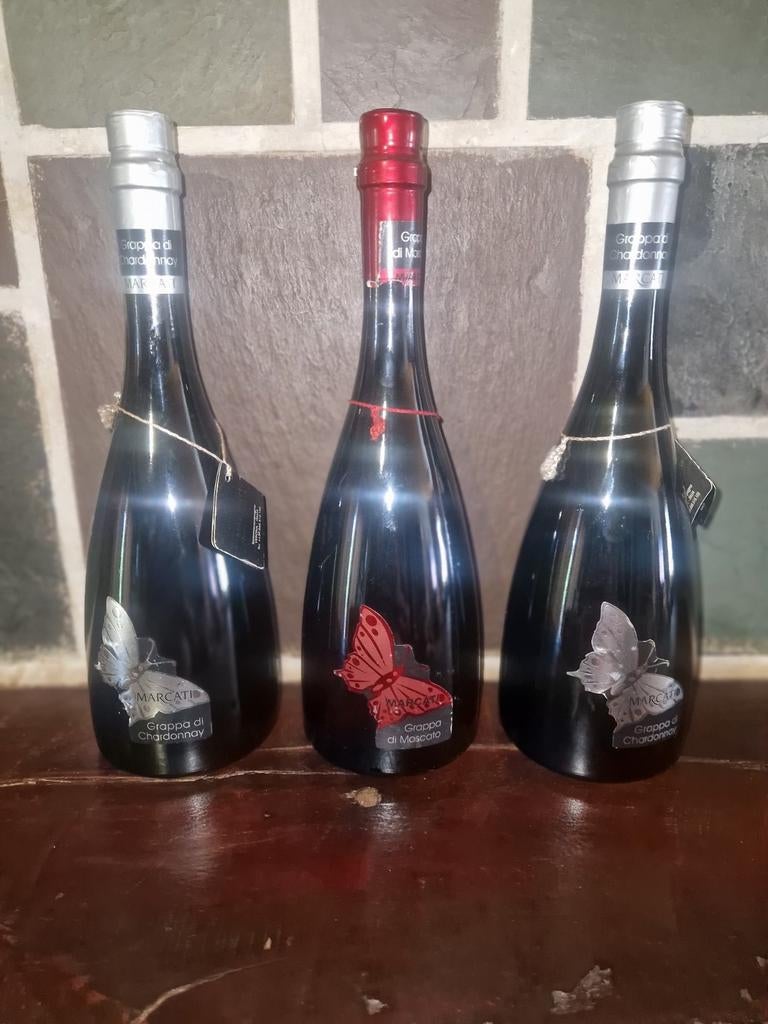 Lot de 3 grappa  Bottega Chardonnay / Muscat 50eur, Enlèvement ou Envoi, Neuf