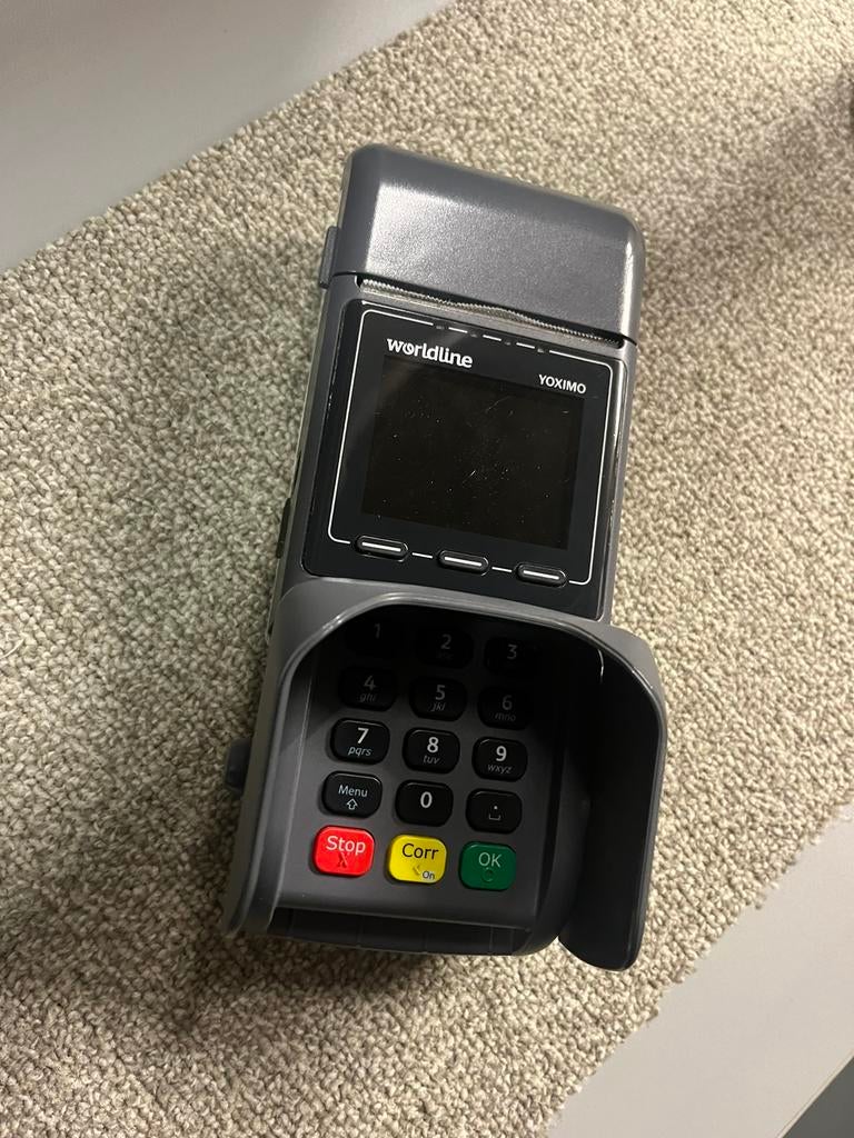 Betaalterminal  worldline Yoximo, Ophalen