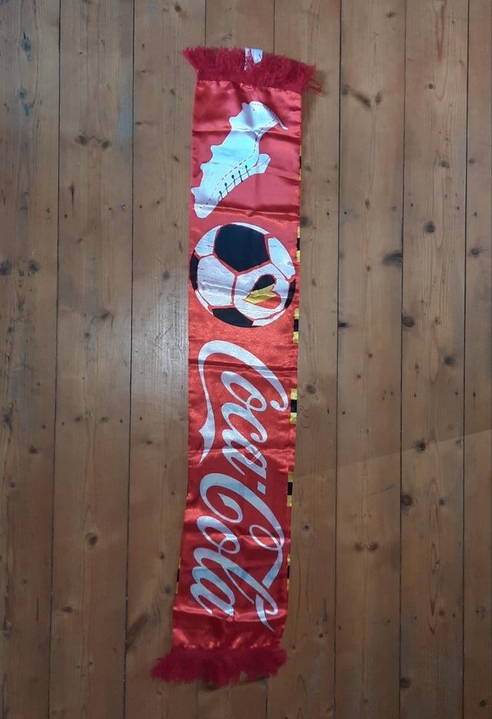 Écharpe de football, Garçon ou Fille, Enlèvement ou Envoi, Coca Cola, Comme neuf