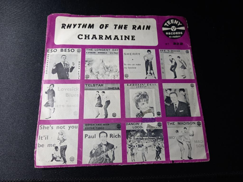 The Typhoons ‎– Charmaine / Rhythm Of The Rain '7, 7 inch, Single, Ophalen of Verzenden, Zo goed als nieuw