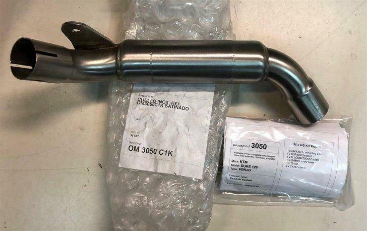 IXIL adapter pijp met katalisator voor KTM Duke 125 '11-'14, Envoi, Neuf
