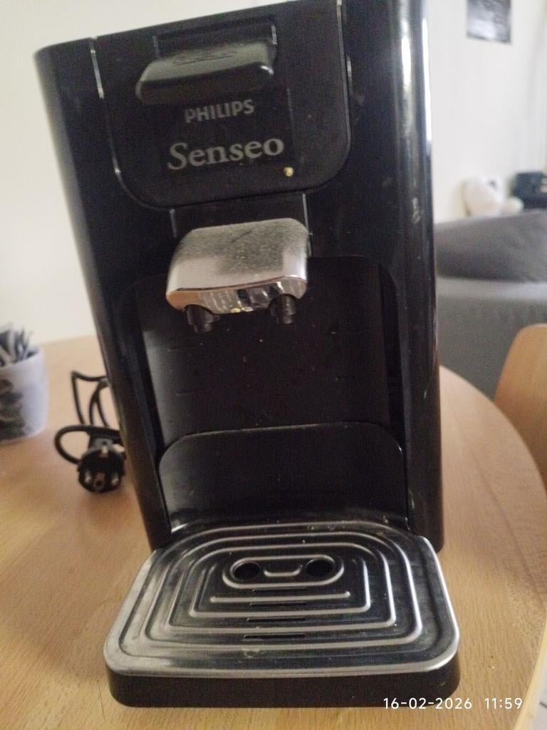 Senseo quadrante in praktisch nieuwstaat + pak padjes 36st, Machine à espresso, Réservoir d'eau amovible, Enlèvement ou Envoi