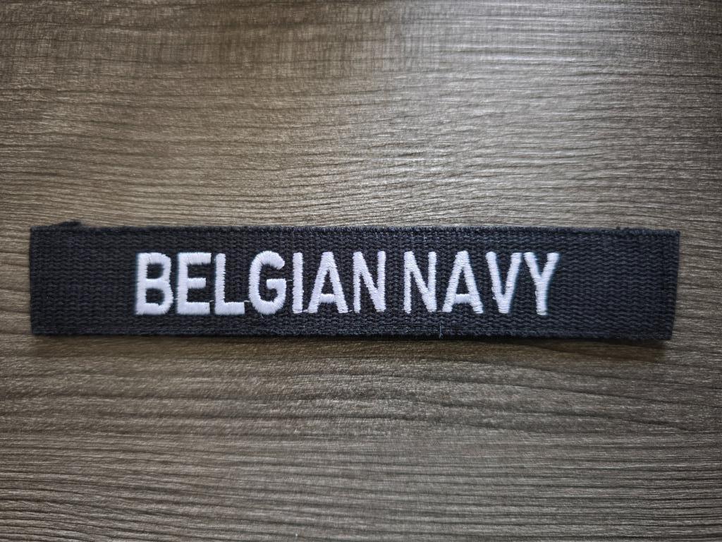 BELGIAN NAVY patch de poitrine, Enlèvement ou Envoi