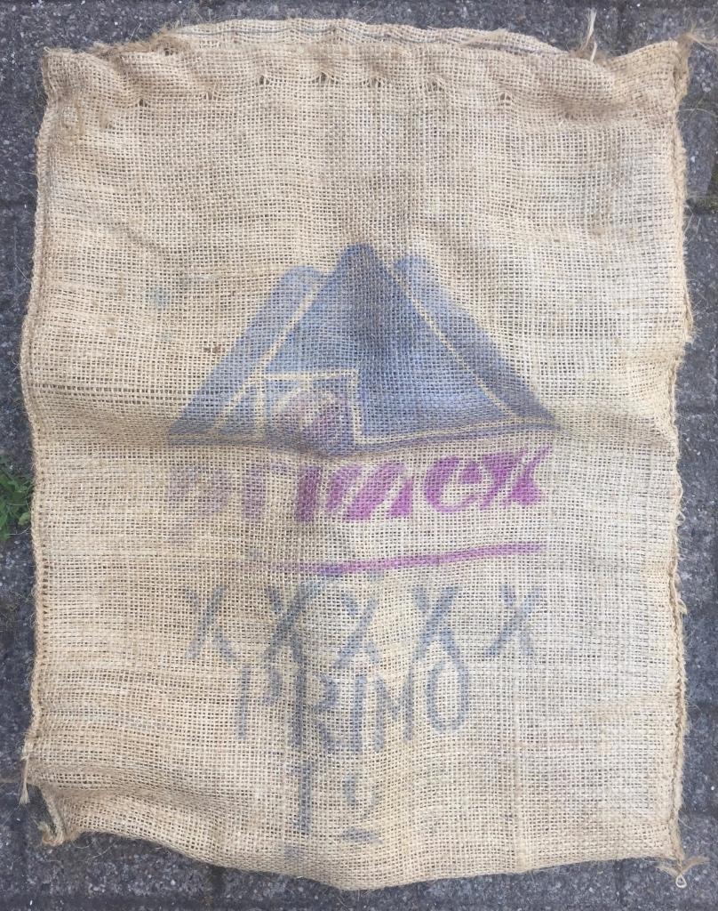 Oude koffiebaal, jute, Ophalen of Verzenden, Zo goed als nieuw, Verpakking