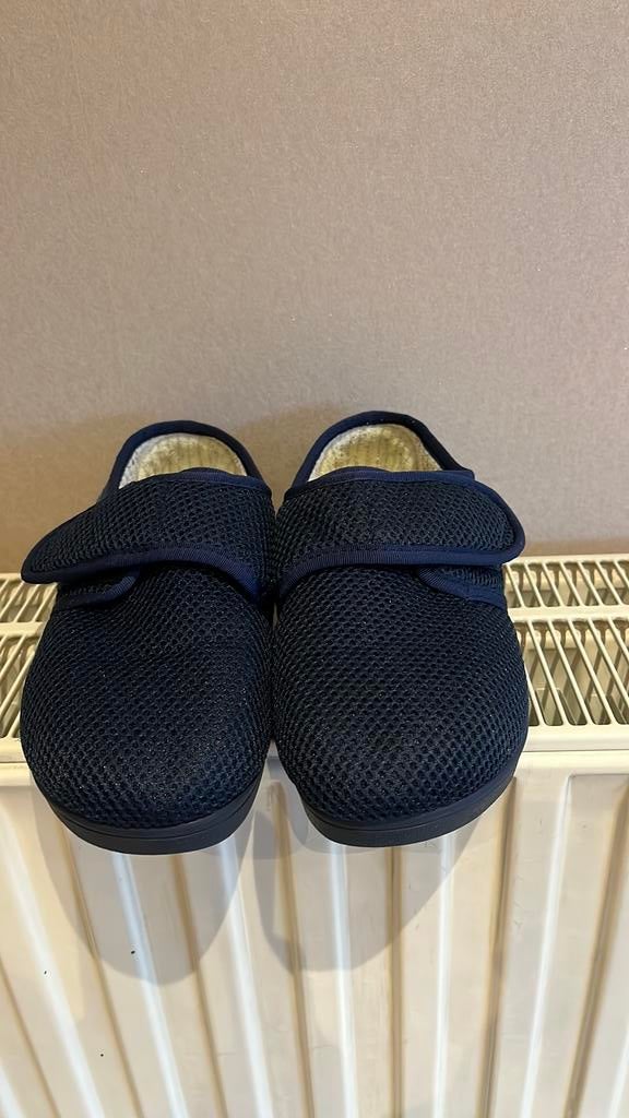 Schoenen met velcro., Ophalen, Blauw, CR, Gedragen