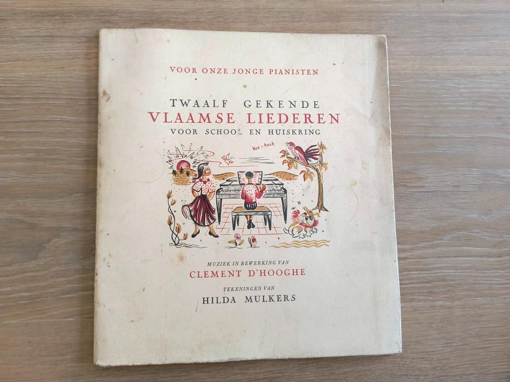 Twaalf gekende Vlaamse liederen voor school en huiskring, Boeken, Ophalen of Verzenden