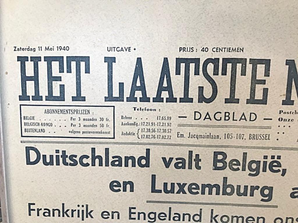 WW2 Journaux guerre Seconde Guerre mondiale😎💑🙏🎁🤗, Livres, Laatste Nieuws, Enlèvement ou Envoi, Deuxième Guerre mondiale, Général