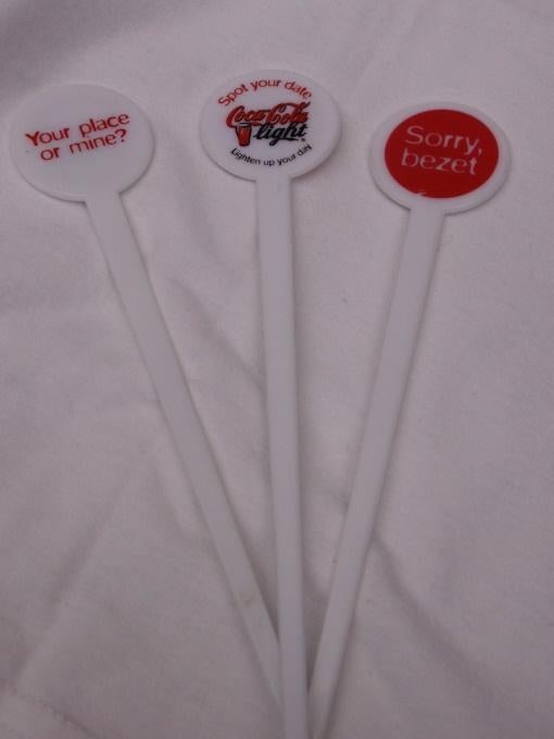 Coca Cola Set 2 Tonic stampers van Cola Light roerstaafjes, Verzamelen, Ophalen of Verzenden, Nieuw