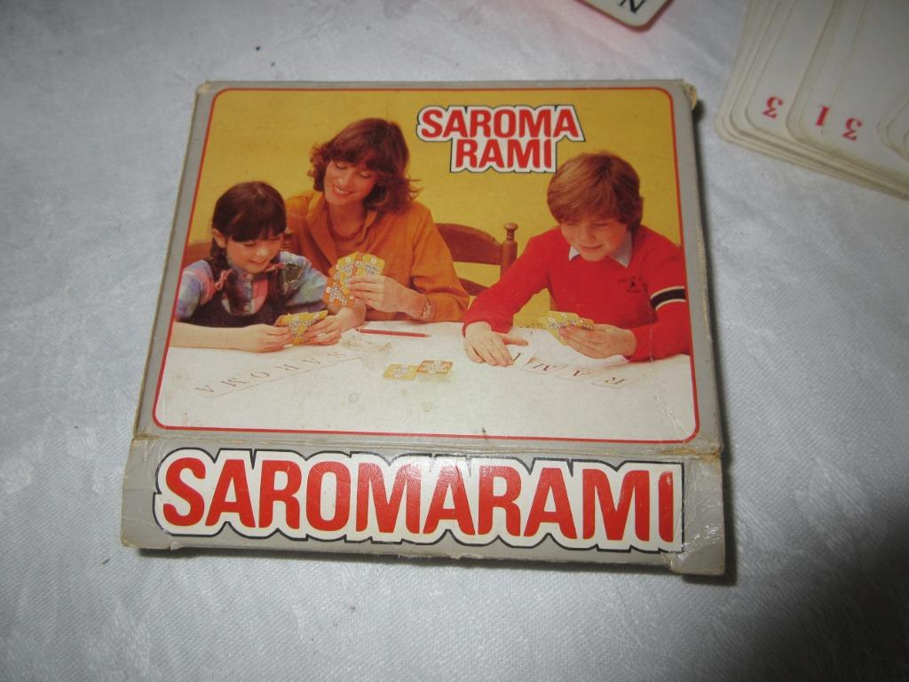 Kaartspel speelkaarten SAROMA RAMI  SAROMARAMI Van Nelle, Verzamelen, Ophalen, Speelkaart(en)