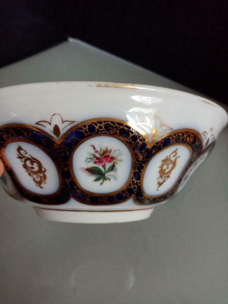 Bol saladier  porcelaine vieux Paris/Bruxelles fin 19 siècle, Enlèvement ou Envoi