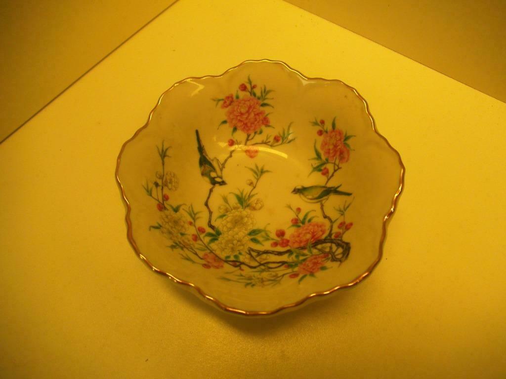Japanees ( porseleinen ) (sier)schoteltje (DS132-o), Porselein of Keramiek, Schaal, Rond, Ophalen of Verzenden