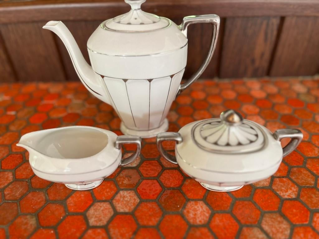 strak art deco koffie set, Antiek en Kunst, Ophalen