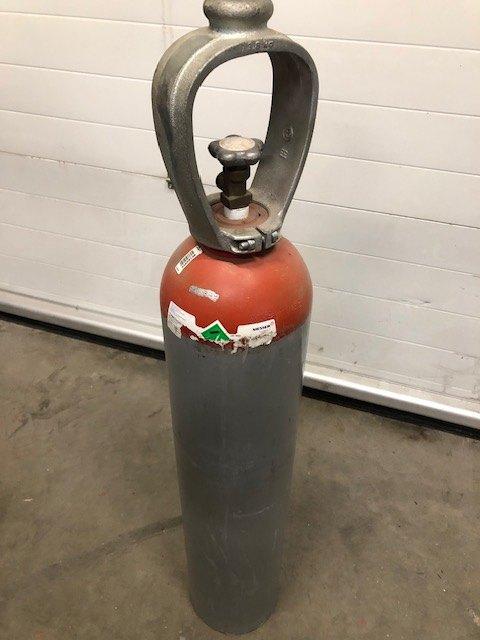 gasfles snijgas lasgas, Ophalen, Gebruikt