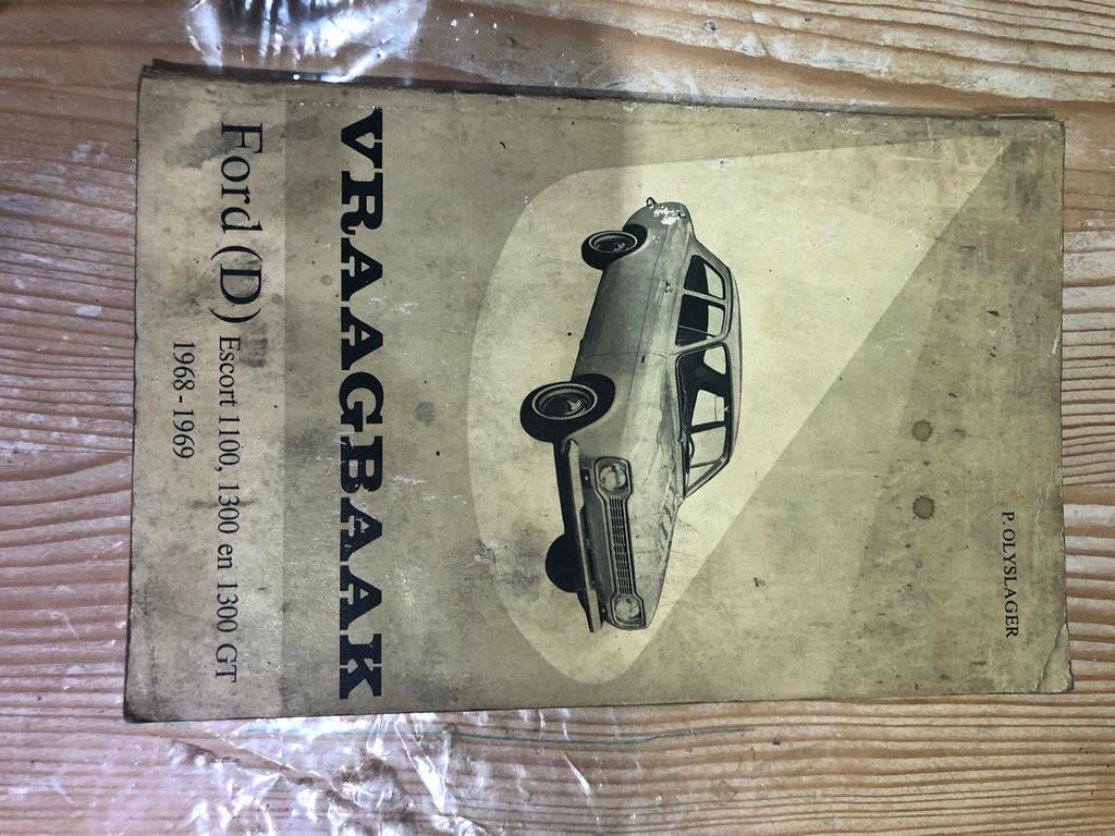 Vraagbaak Ford Escort 1968/69, Ophalen of Verzenden