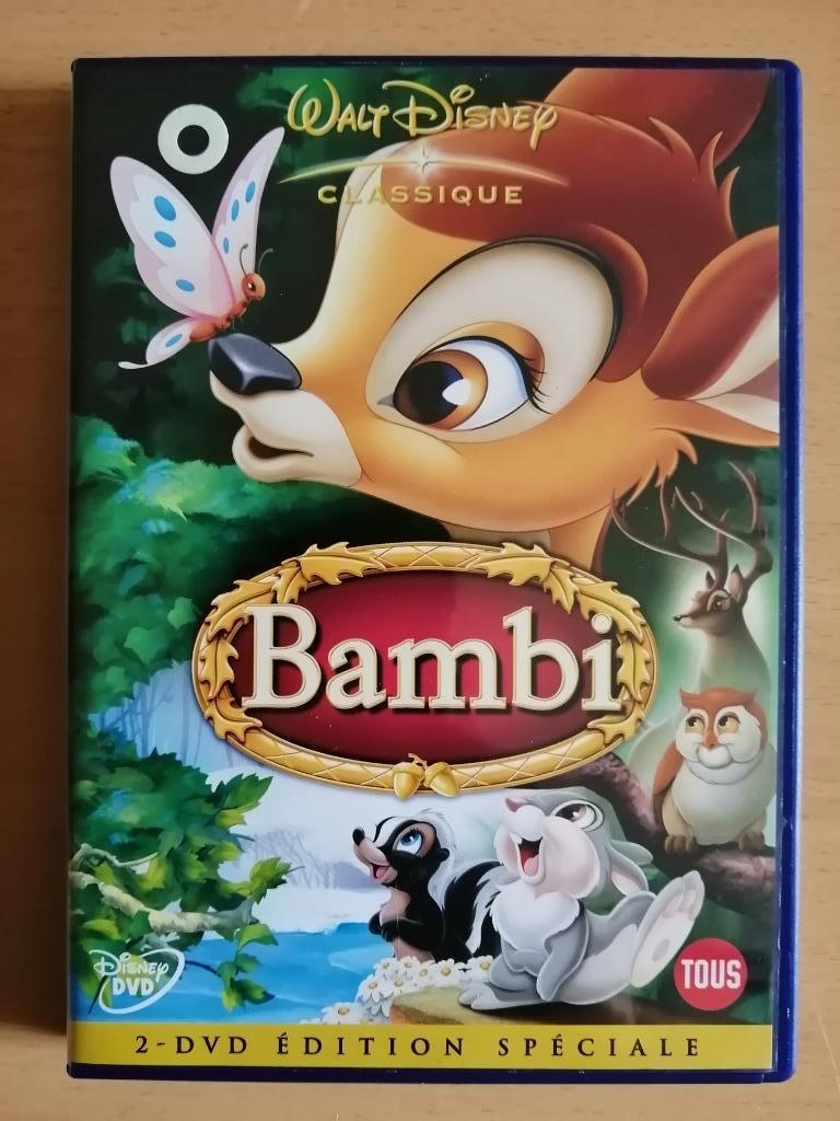 DVD Disney - Bambi - 1942 ‧ 1h 10m, Cd's en Dvd's, Dvd's | Tekenfilms en Animatie, Ophalen of Verzenden