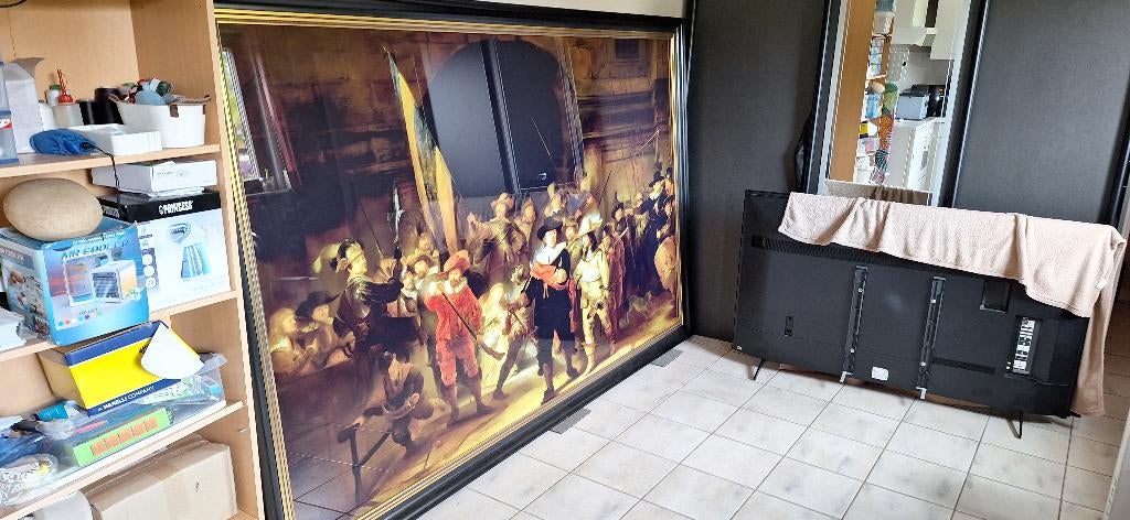 GROOT NACHTWACHT SCHILDERIJ, Antiek en Kunst, Ophalen